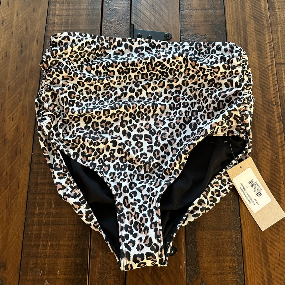 New Albion Highwaisted swim bottoms size M